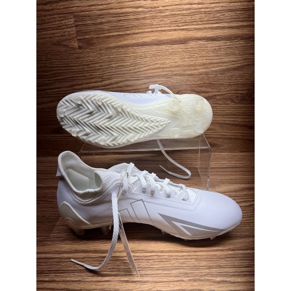 Adidas Adizero Electric 1 II Football Cleats White Silver IF1914 Men's Size 9 - Picture 9 of 11